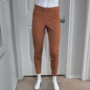 89th & Madison Rust Orange Stretch Skinny Pants PM